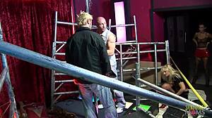 Good Looking Chicks Ride Fat Cocks In Tight Holes During Group Fuck Fest.