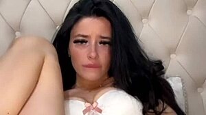 British Slut Fingers Pussy To Squirting Climax!