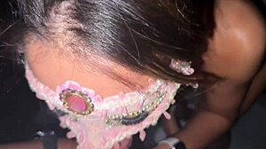 Skinny teen finds monster cock at swingers house for wild fisting and creampie