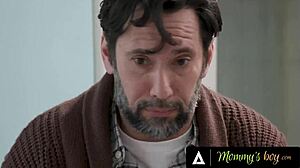 Perv stepbro joins mommy's boy for DP 3-way with busty milf Kenzie Taylor