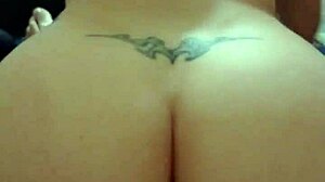 Costa Rican Blonde Girlfriend's Big Ass Takes Bent Over Anal Creampie Doggy