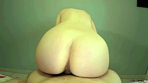 Petite Stepsister in Tight Panties Helps Me Cum Fast Before Parents Get Home with Her Cameltoe Tease and Quick Ride