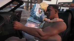 Franklin Hires Hooker for Wild GTA 5 Car Sex Service