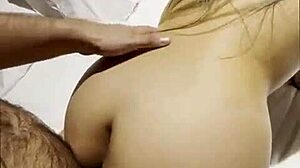 big tits latina milf slut blasts huge cumshot in debut casting