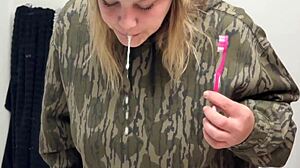 Tasting My Sweaty Ass and Pussy Post-Hunting Adventure