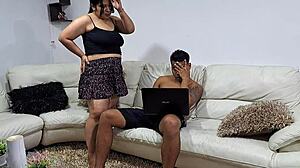 This Horny Bitch Loves My Cock Deep In Her Throat