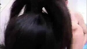 Young asian teen babe enjoys hardcore sex with smooth skin and tight body