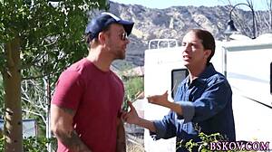 CASEY CALVERT FINGERS PUSSY BEFORE HANDJOB BLOWJOB FACIAL CUMSHOT