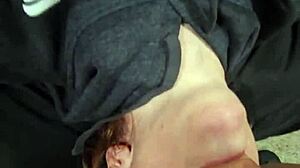 Hubby Pumps Huge Creampie Into Wife's Dripping Wet Pussy.