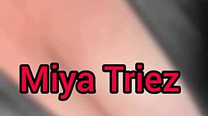 Miya Triez Humiliates Cuckold Hubby With Dirty Talk!