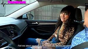 new slut arrives for outdoor casting blowing cock first time ever