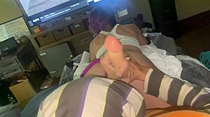 another playful session with shy lingerie girl taking my cock in ass and pussy