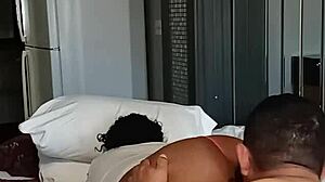 sexy curvy honey licks pussy unaware she's on her cycle