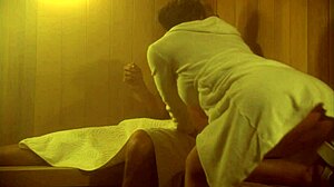 Gym Lassie Fucks Hard in Sauna After Workout