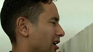 Cute Shemale Isabella Sorrenti Sucks Monster Cock at Gloryhole