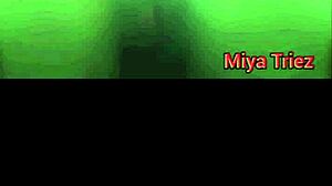 Miya Triez Humiliates Cuckold Hubby With Dirty Talk!