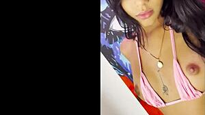 Mia Caliente's Tall Sexy Teen Body Quivers Taking Huge Creampie Deep In Pussy