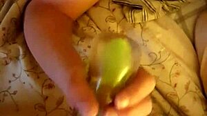 Milf Grips Stroker for Intense Cock Jerk