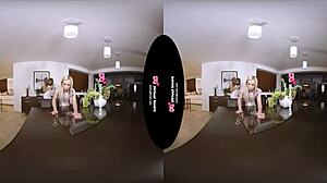 tsvirtuallovers hosts shemale and maid in playful bedroom encounter