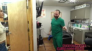 a second opinion - mara luv's backstage latex glove fetish closeup