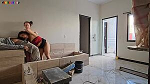 construction worker loves bosses dropping by the site