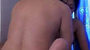 Young asian teen babe enjoys hardcore sex with smooth skin and tight body