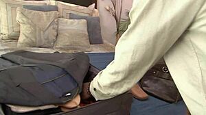 watch this gorgeous blonde teen take big black cock in hardcore interracial action