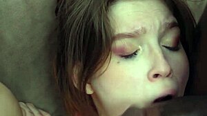 Can Tiny Yanik Survive Five Black Cocks Double Anal Assault?