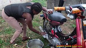 Did I Beg Right for That Hardcore Pounding After Hubby's Bike Wash?