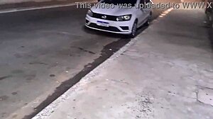 couple mattos goes raw doggystyle then pauses vid to slip on condom quick