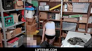 Ever wonder what happens when shy teen lifter cheats on boyfriend with perv guard?