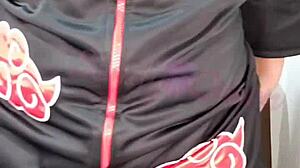 naruto cosplay curvy mexican teen rides cock masturbates