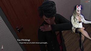 Why does busty milf choke on monster dildo in golden boy 32?