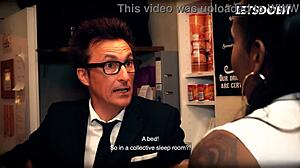 Pervert Boss Fucks Big-Titted Hostel Roommate Barbara Bieber Doggystyle!