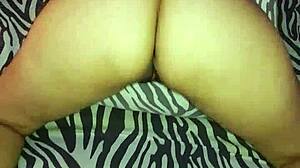 chiqui the horny hotwife humps her pillow craving more cock inside her