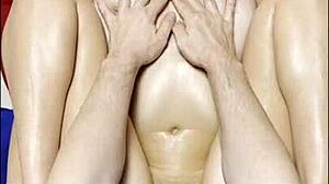 pretty pink pussy gets tantric massage rough sex aria sloane