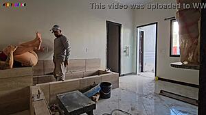 construction worker loves bosses dropping by the site