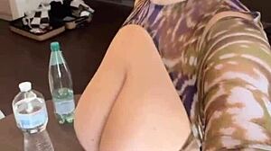 Water Drips Down My Juicy Big Natural Tits Teasingly