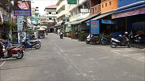 Soi lk metro in pattaya thailand draws asian chinese thai sex tourists for explicit encounters up close