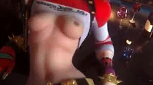 ai harley quinn cosplay shines in steamy pov view