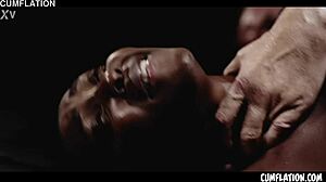 zaawaadi's pussy cumflated wif interracial loads