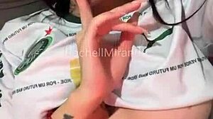 Palmeirense Slut Shows Off Pierced Wet Pussy and Tattoos Closeup