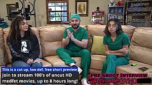 a second opinion - mara luv's backstage latex glove fetish closeup