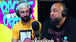 brazilian babe slurps monster cocks in wild bukkake blowbang with huge loads everywhere