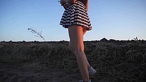 WOW! Hot Asian's Panties Flash in Upskirt Spy Cam Fantasy!