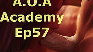 A O A Academy 57 Erotic Game Explodes with Wild Action!