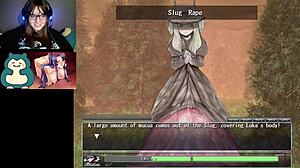 Vomitchan Streams Monster Girl Quest Part 1 Hentai Striptease Clothes Ripped