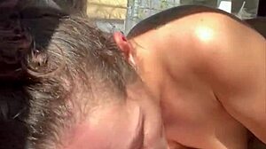 Slim Thick Hooker Fucked Publicly Before Facial Cumshot