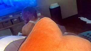 another playful session with shy lingerie girl taking my cock in ass and pussy