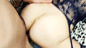 graceful wife spreads legs wide in erotic lingerie sex